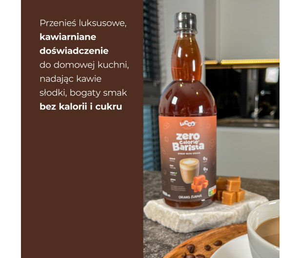 LOCCO 0 kcal syrop Barista ze stewią o smaku Karmelowym - 1503777 - zdjęcie 3